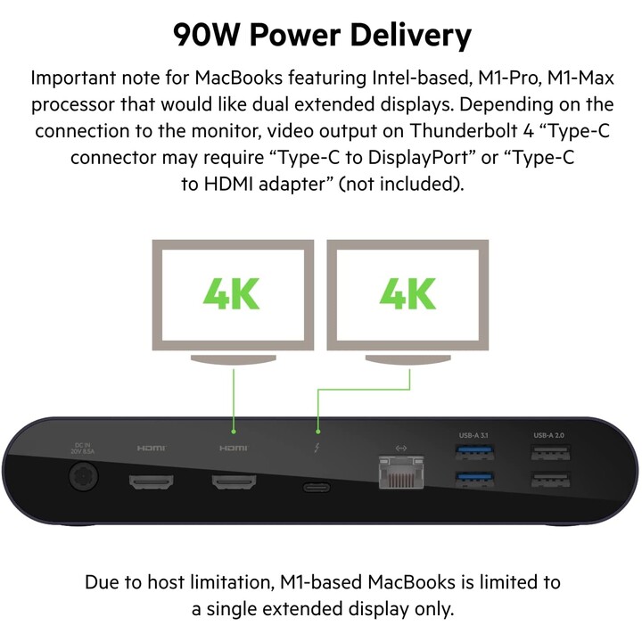 station d'accueil Thunderbolt 4 Pro 8k