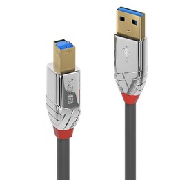 USB 3.0 Typ-A-auf-B-Kabel, 5 m, Chromoline