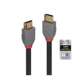 LINDY 3m Ultra High Speed HDMI Cable Anthra Line negro