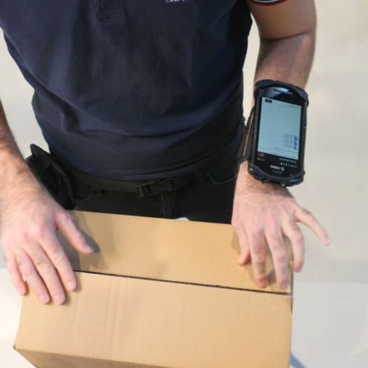 Faixa de pulso/braço para dispositivo portátil 5-7' polegadas
