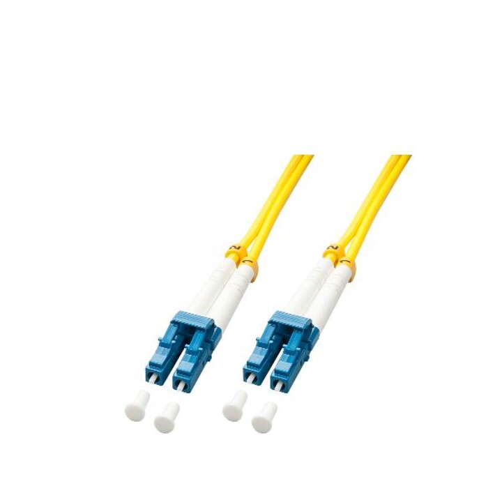 Lindy 47451 InfiniBand/Glasfaserkabel 2 m LC Gelb