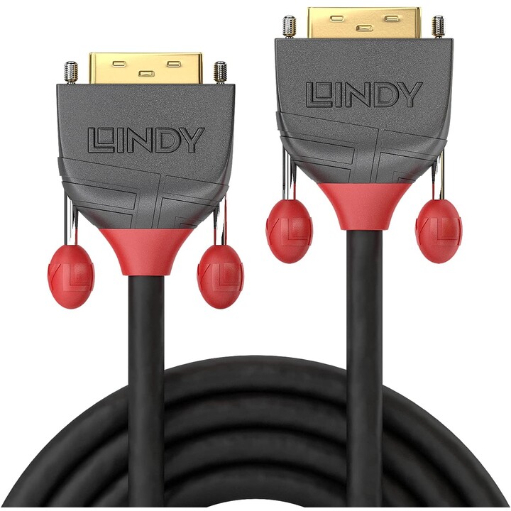 câble dvi-d single link 15m, anthracite