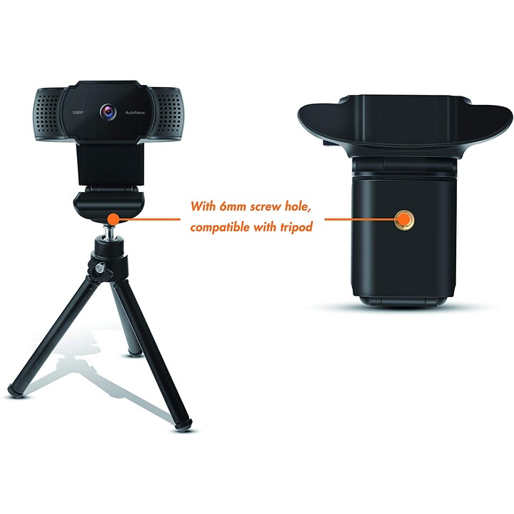 WEBCAM CONCEPTRONIC AMDIS HD 2K NERO
