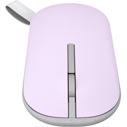 MOUSE OTTICO WIRELESS ASUS MD100 MARSMALLOW 1600DPI VIOLA NEBBIA + COPERTURA VERDE BRAVE