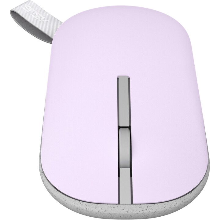 ASUS DRAHTLOSE OPTISCHE MAUS MD100 MARSMALLOW 1600DPI MIST PURPLE + COVER BRAVE GREEN