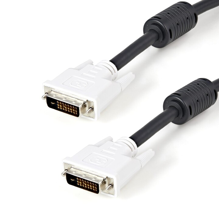 2m dvi-d cabo de extensão de link duplo,