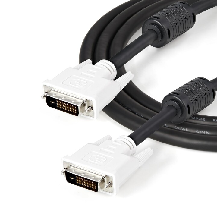 2m dvi-d cabo de extensão de link duplo,