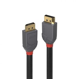 Lindy Anthra Line cavo DisplayPort 7,5 m nero
