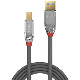 Câble USB 3.0 type A de 3 m, ligne chromée