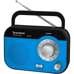 RADIO PORTATIL SUNSTECH AM-FM ANALOGICA AZUL