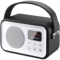 RADIO PORTATIL SUNSTECH FM MADERA BT - LECTOR