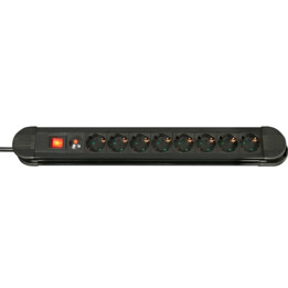 Tomada de rede de 8 vias, com interruptor