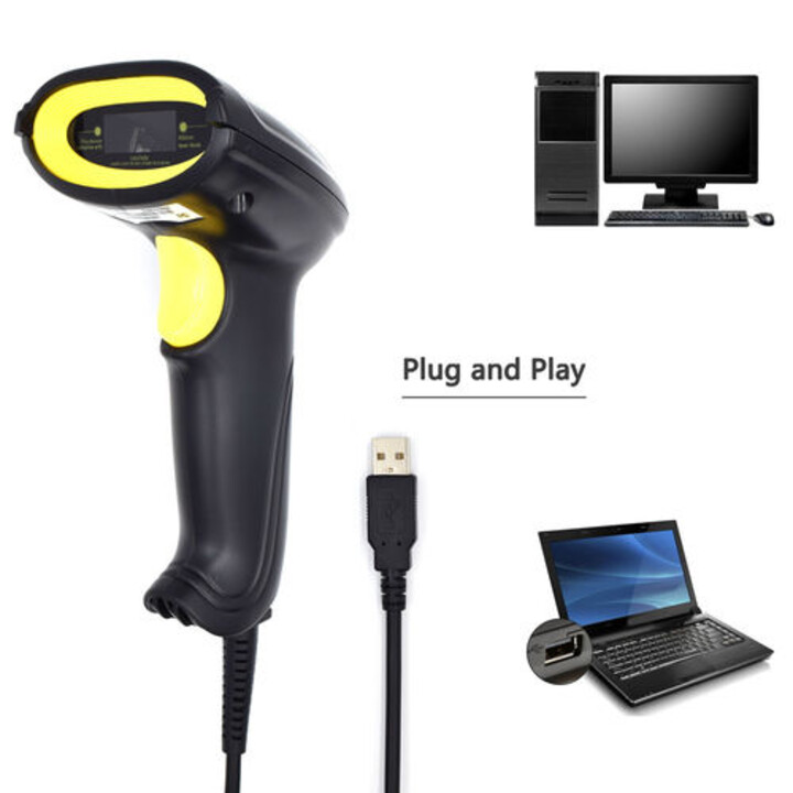 Barcode Reader Ew3400 1D Laser Usb 150 Readingsx Zweiter