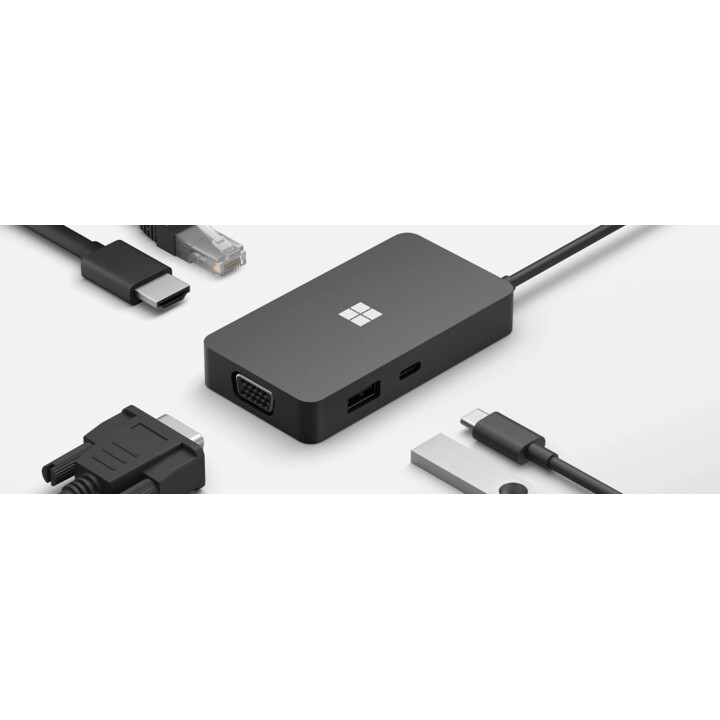 PORTA REPLICATORE USB-C MICROSOFT HDMI + VGA + RJ45 + USB 3.1 + USB-C