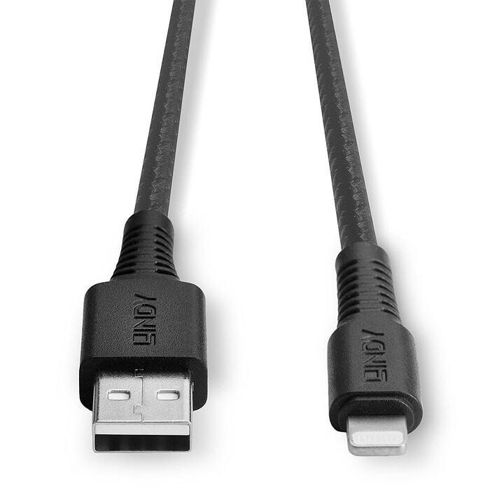 2m renforcé usb type a vers lightni