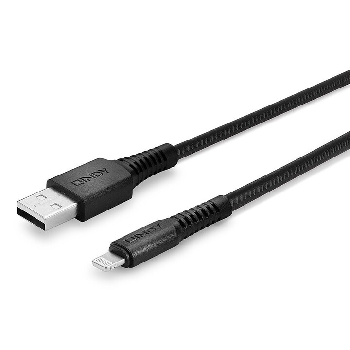 2m verstärkter USB Typ A zu Lightni