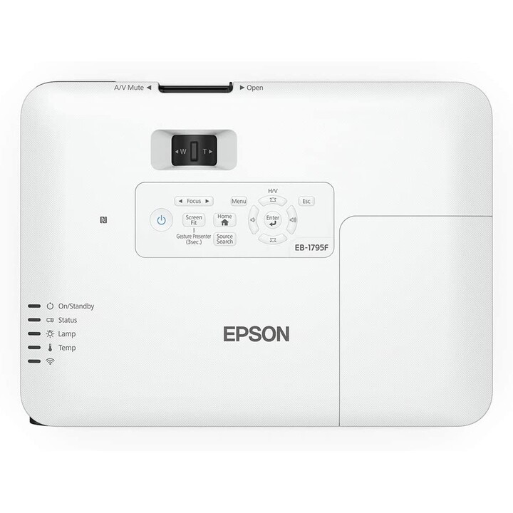 Epson EB-1795F Mobile LCD projector 3200 lumens (FullHD 1920 x 1080, WLAN, HDMI, Miracast, NFC, automatic keystone correction)