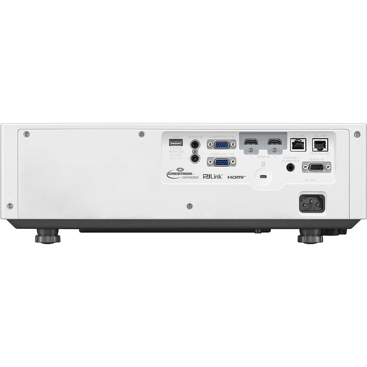 Panasonic PT-VMZ51EJ Proyector láser LCD 5200 lúmenes (1920x1080 WUXGA, 16:10, 60 Hz, HDMI, USB, LAN, desplazamiento de lente)