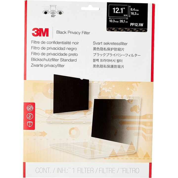 3M Privacy Filter for 12.1" Widescreen Laptop (16:10)