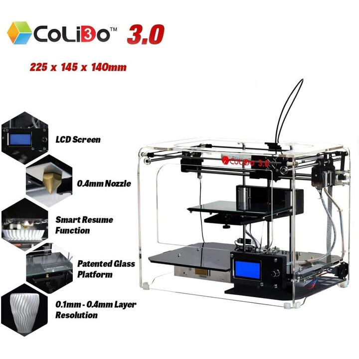 Colido Impresora 3D 3.0 + Dibuprint Basic Col3D-Lmd101X