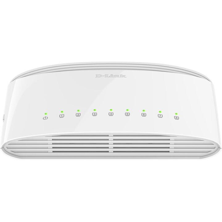 D-Link DGS-1008D Interruttore 8 Porte Bianco