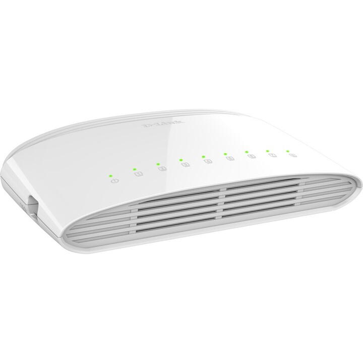 D-Link DGS-1008D Interruttore 8 Porte Bianco