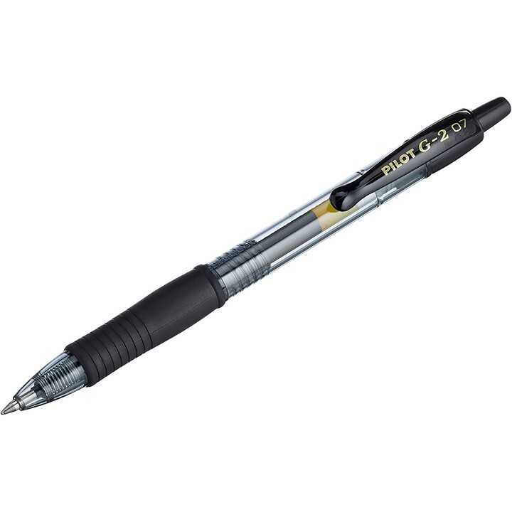 Pilot G-2 Retractable Gel Ink Pen Box / 12 units / Black