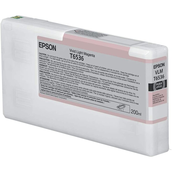 Epson T653600 UltraChrome HDR Tintenpatrone 200 ml vivid light magenta