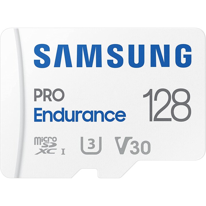 Kit Samsung PRO Endurance MicroSDHC 128 Go (R100/W40, avec adaptateur SD)