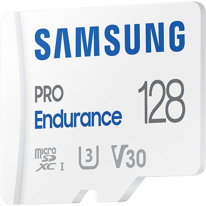 Kit Samsung PRO Endurance MicroSDHC 128 Go (R100/W40, avec adaptateur SD)
