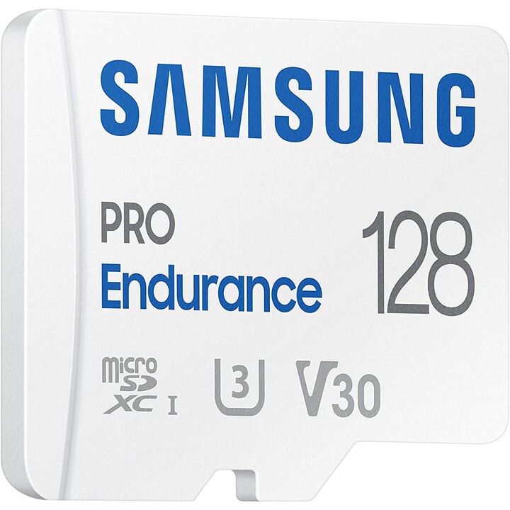 Kit Samsung PRO Endurance MicroSDHC 128 Go (R100/W40, avec adaptateur SD)
