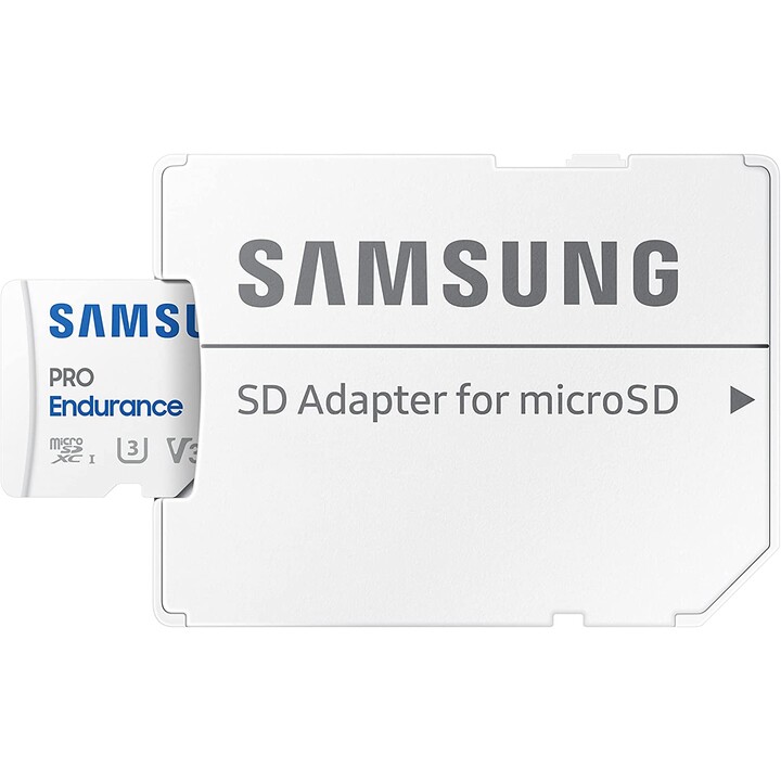 Kit Samsung PRO Endurance MicroSDHC 128 Go (R100/W40, avec adaptateur SD)