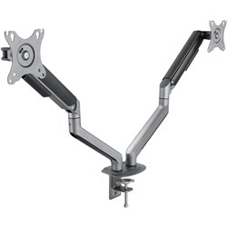 MONITOR/TV TABLE SUPPORT TOOQ DB4132TNR-G 17&#39;&#39;/32&#39;&#39; MAX.9KG BLACK 2 ARMS