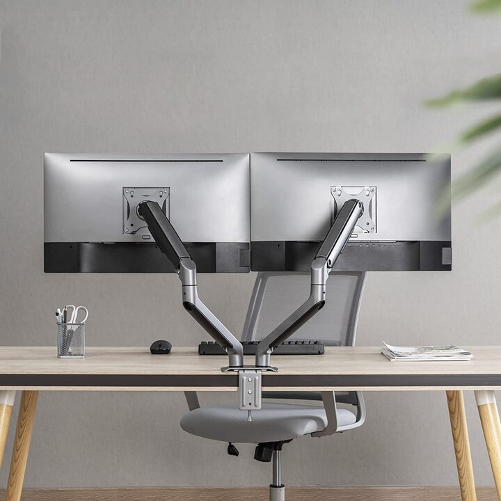 MONITOR/TV TABLE SUPPORT TOOQ DB4132TNR-G 17''/32'' MAX.9KG Black 2 ARMS
