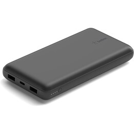 Belkin BoostCharge power bank 20K USB-A e USB-C 15 W nero