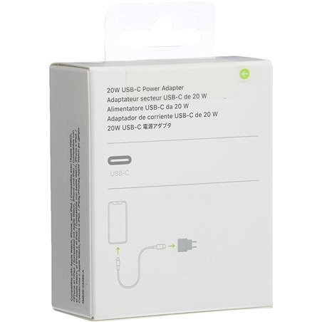 Apple USB-C Power Adapter 20W White