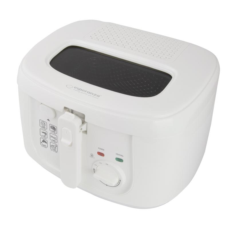 Esperanza EKG012 Freidora 2.5L, Blanca - Imagen 1