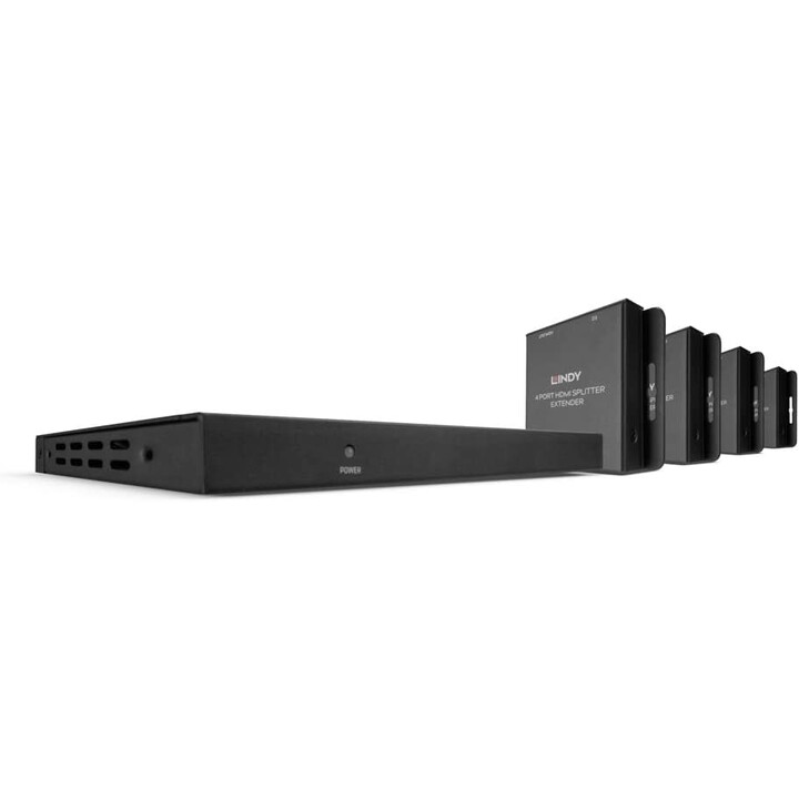 50m cat.6 4 port hdmisplitter exten