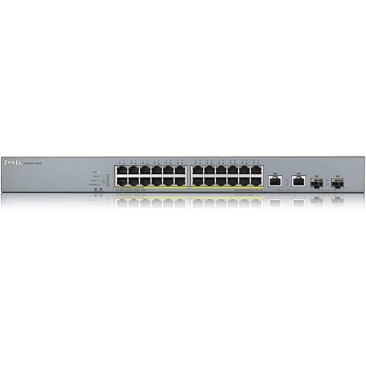 Zyxel GS1350-26HP-EU0101F commutateur réseau Géré L2 Gigabit Ethernet (10/100/1000) Connexion Ethernet, supportant l'alimentatio