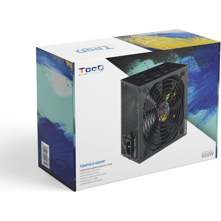 TooQ TQAPOLO-650SP Power Supply/ 650W/ 14cm Fan
