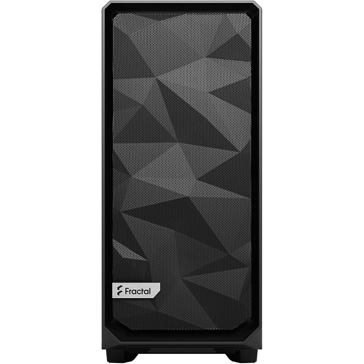 Fractal Design Meshify 2 Compact - Schwarz / Light Gehärtetes Glas (Gehäuse, Midi-Tower, Glasfenster)