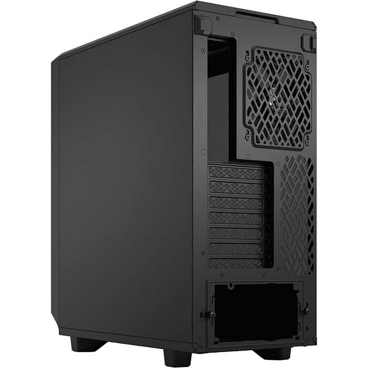 Fractal Design Meshify 2 Compact - negro / Vidrio templado claro (carcasa, torre midi, ventana de vidrio)
