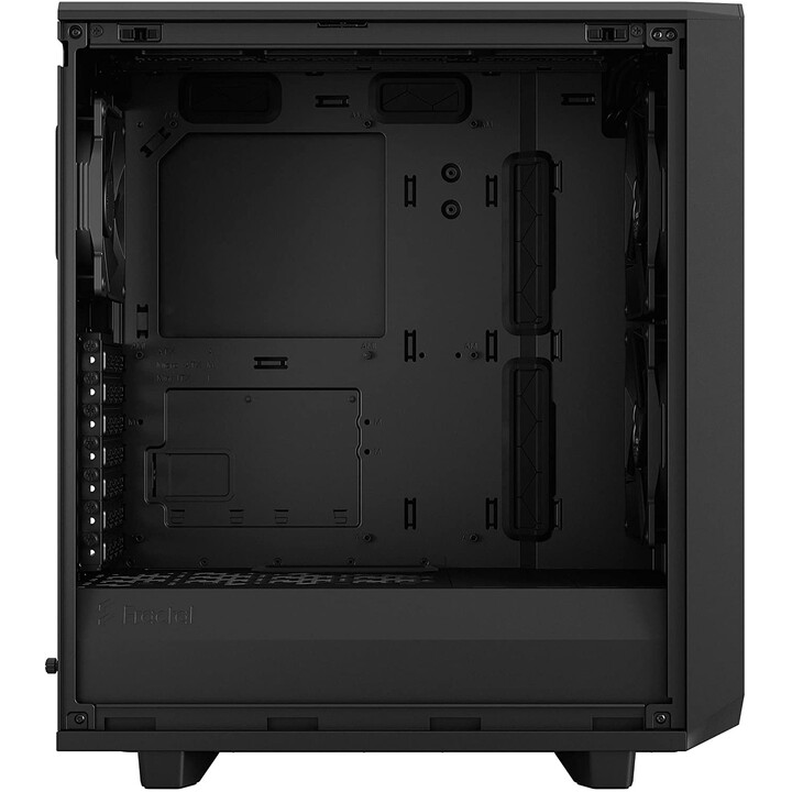 Fractal Design Meshify 2 Compact - negro / Vidrio templado claro (carcasa, torre midi, ventana de vidrio)