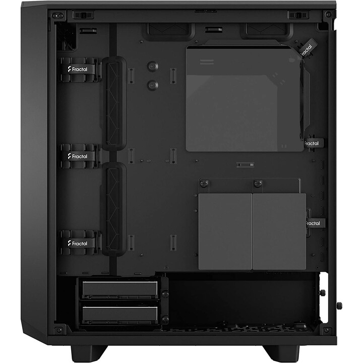 Fractal Design Meshify 2 Compact - negro / Vidrio templado claro (carcasa, torre midi, ventana de vidrio)
