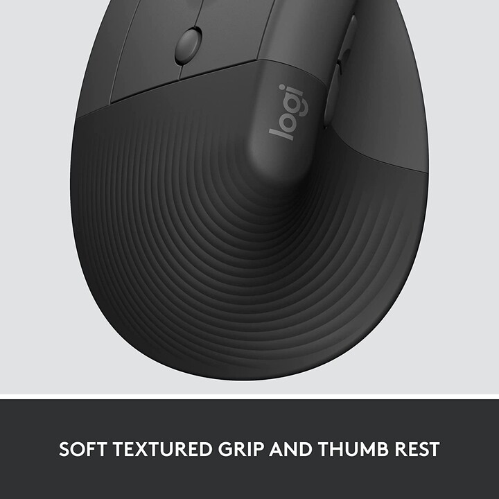 MOUSE LOGITECH VERTICAL WIRELESS LIFT FOR BUSINESS LEFT GRAPHITE
