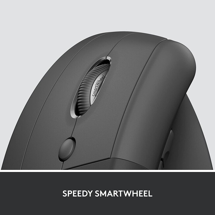 MOUSE LOGITECH VERTICAL WIRELESS LIFT FOR BUSINESS LEFT GRAPHITE