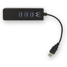 Hub Ewent Ew1140 3Punkte Usb3.0/Rj45