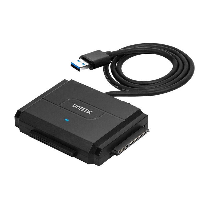 Unitek Y-3324 Speicherlaufwerk-Docking-Station USB 3.2 Gen 1 (3.1 Gen 1) Type-A Schwarz
