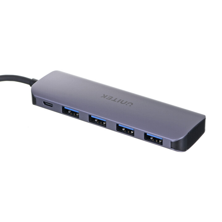 Unitek H1107A hub de interfaz USB 3.2 Gen 1 (3.1 Gen 1) Type-A 5000 Mbit/s Gris