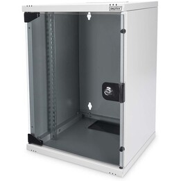Armoire murale Digitus 10", pour réseau et serveur, 9U, boîtier solide 10" (254 mm), gris